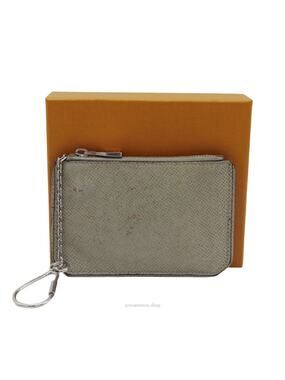 Louis Vuitton Key Cles Coin Pouch - Taiga Glacier Leather